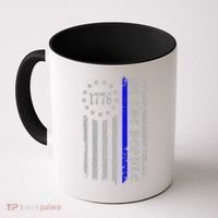 We The People Thin Blue Line Betsy Rose 1776 Coffee Mug thumb 0
