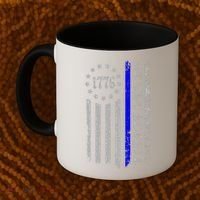 We The People Thin Blue Line Betsy Rose 1776 Coffee Mug thumb 2