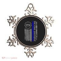 We The People Thin Blue Line Betsy Rose 1776 Ornament thumb 0