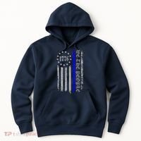We The People Thin Blue Line Betsy Rose 1776 Hoodie thumb 0
