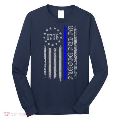 We The People Thin Blue Line Betsy Rose 1776 Long Sleeve Shirt