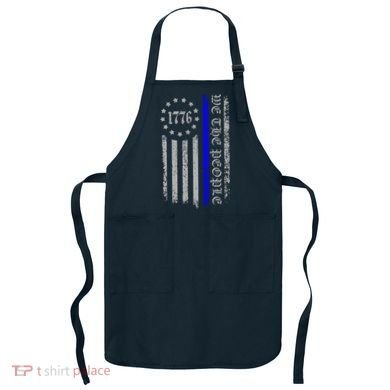 We The People Thin Blue Line Betsy Rose 1776 Apron