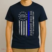 We The People Thin Blue Line Betsy Rose 1776 T-Shirt thumb 3