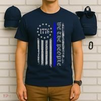 We The People Thin Blue Line Betsy Rose 1776 T-Shirt thumb 6