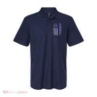 We The People Thin Blue Line Betsy Rose 1776 Polo thumb 0