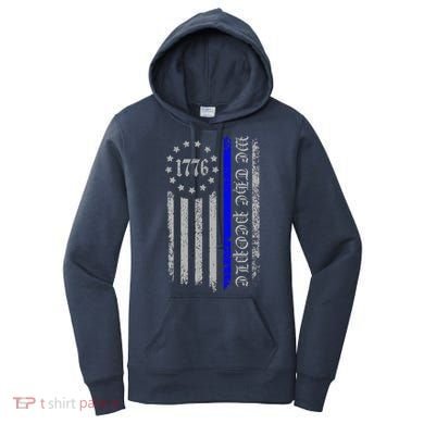 We The People Thin Blue Line Betsy Rose 1776 Women's Hoodie
