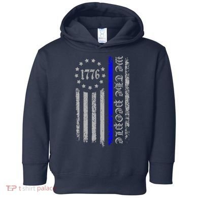 We The People Thin Blue Line Betsy Rose 1776 Toddler Hoodie