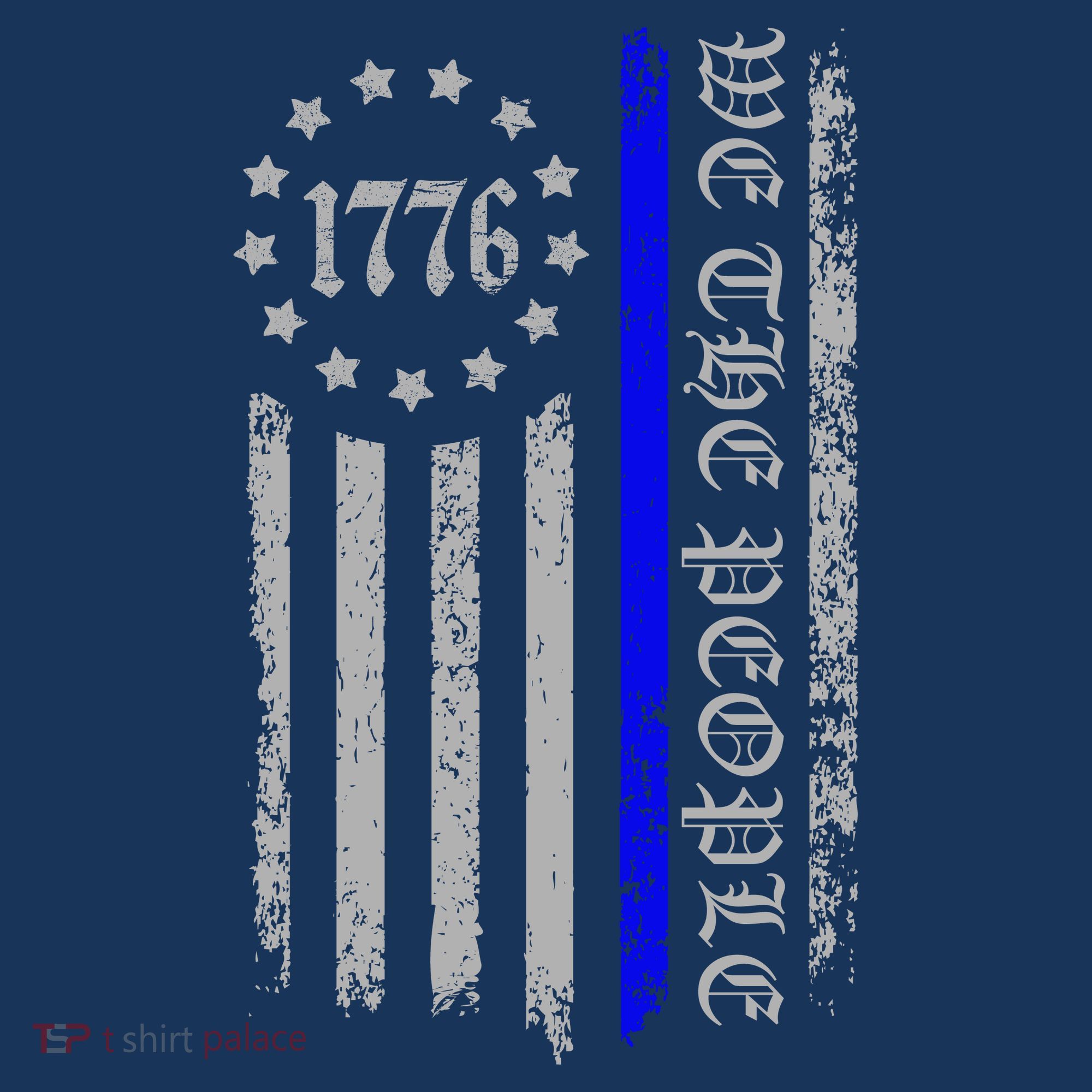 We The People Thin Blue Line Betsy Rose 1776 Toddler Hoodie