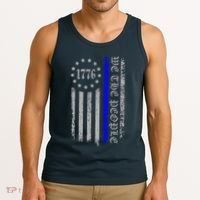 We The People Thin Blue Line Betsy Rose 1776 Tank Top thumb 3