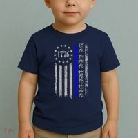 We The People Thin Blue Line Betsy Rose 1776 Toddler T-Shirt thumb 2