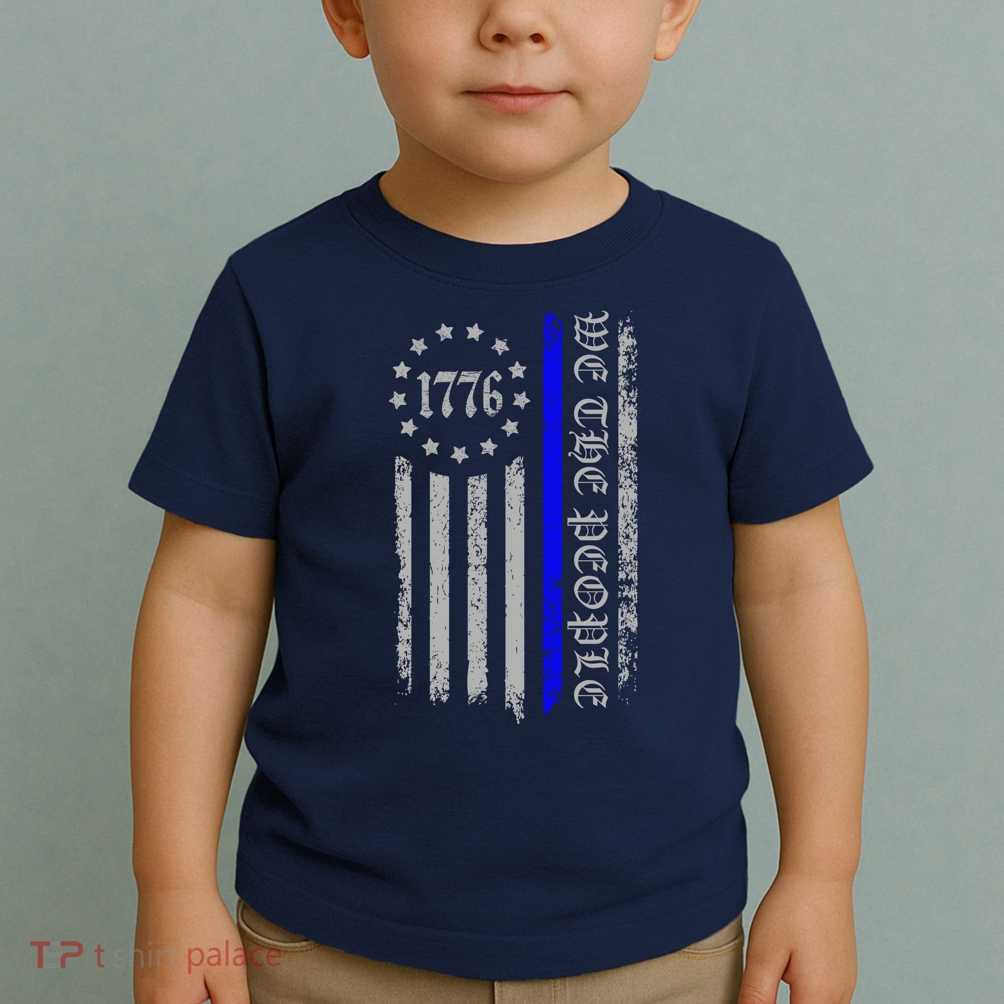 We The People Thin Blue Line Betsy Rose 1776 Toddler T-Shirt