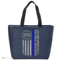 We The People Thin Blue Line Betsy Rose 1776 Tote Bag thumb 0