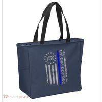 We The People Thin Blue Line Betsy Rose 1776 Tote Bag thumb 2