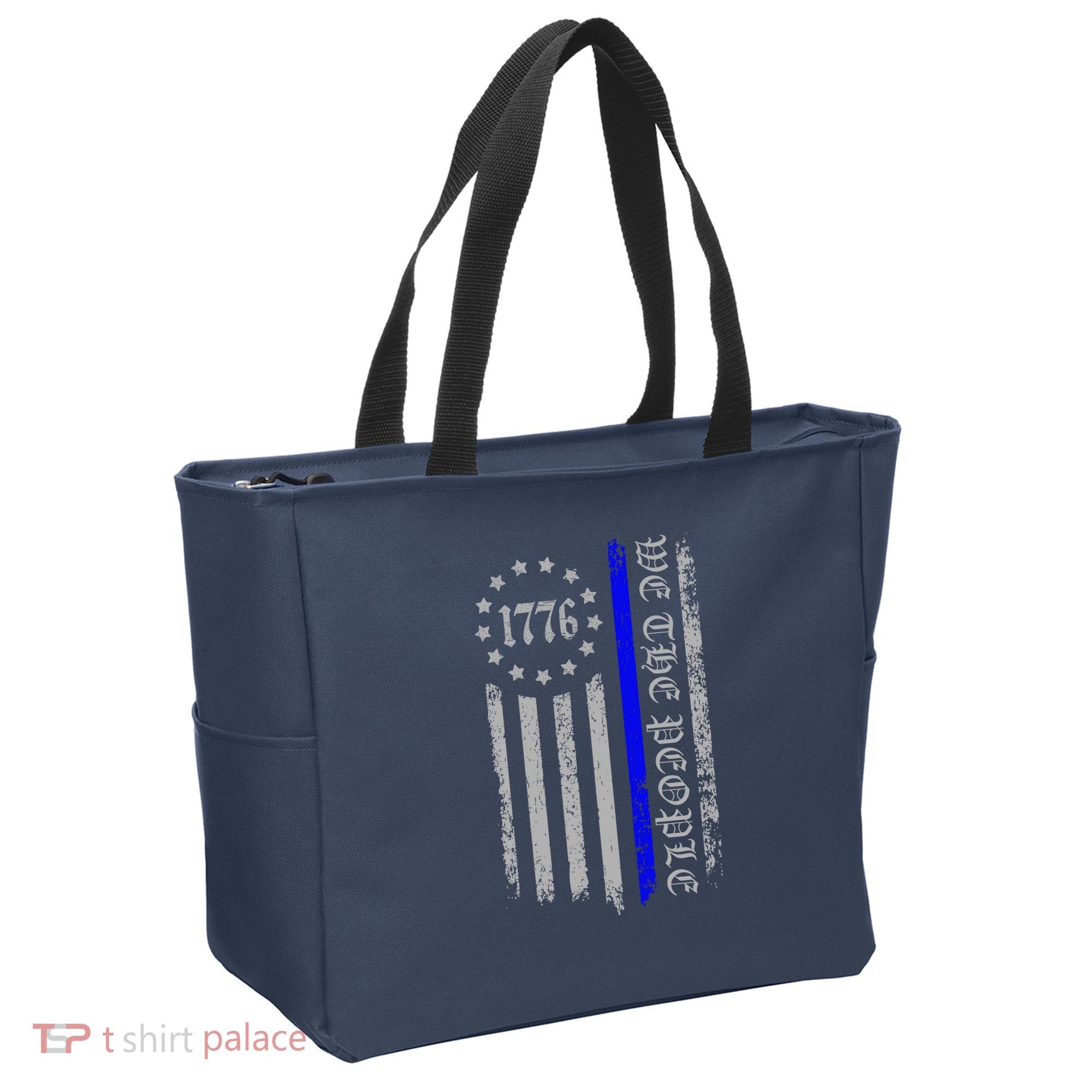 We The People Thin Blue Line Betsy Rose 1776 Tote Bag