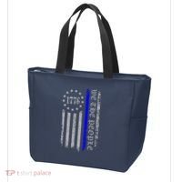 We The People Thin Blue Line Betsy Rose 1776 Tote Bag thumb 3