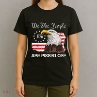 We The People Are Pissed Off Vintage Us American Flag Eagle T-Shirt thumb 4