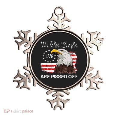 We The People Are Pissed Off Vintage Us American Flag Eagle Ornament