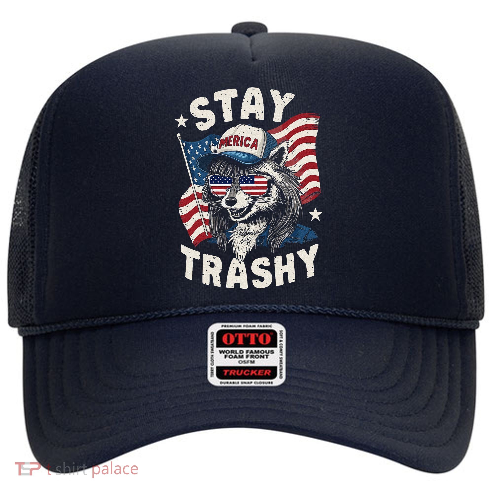 White Trash Party Attire Redneck Raccoon Stay Trashy Usa Hat
