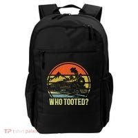 Who Tooted Railroad Trains Lover Backpack thumb 0
