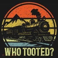 Who Tooted Railroad Trains Lover Women's Hoodie thumb 2