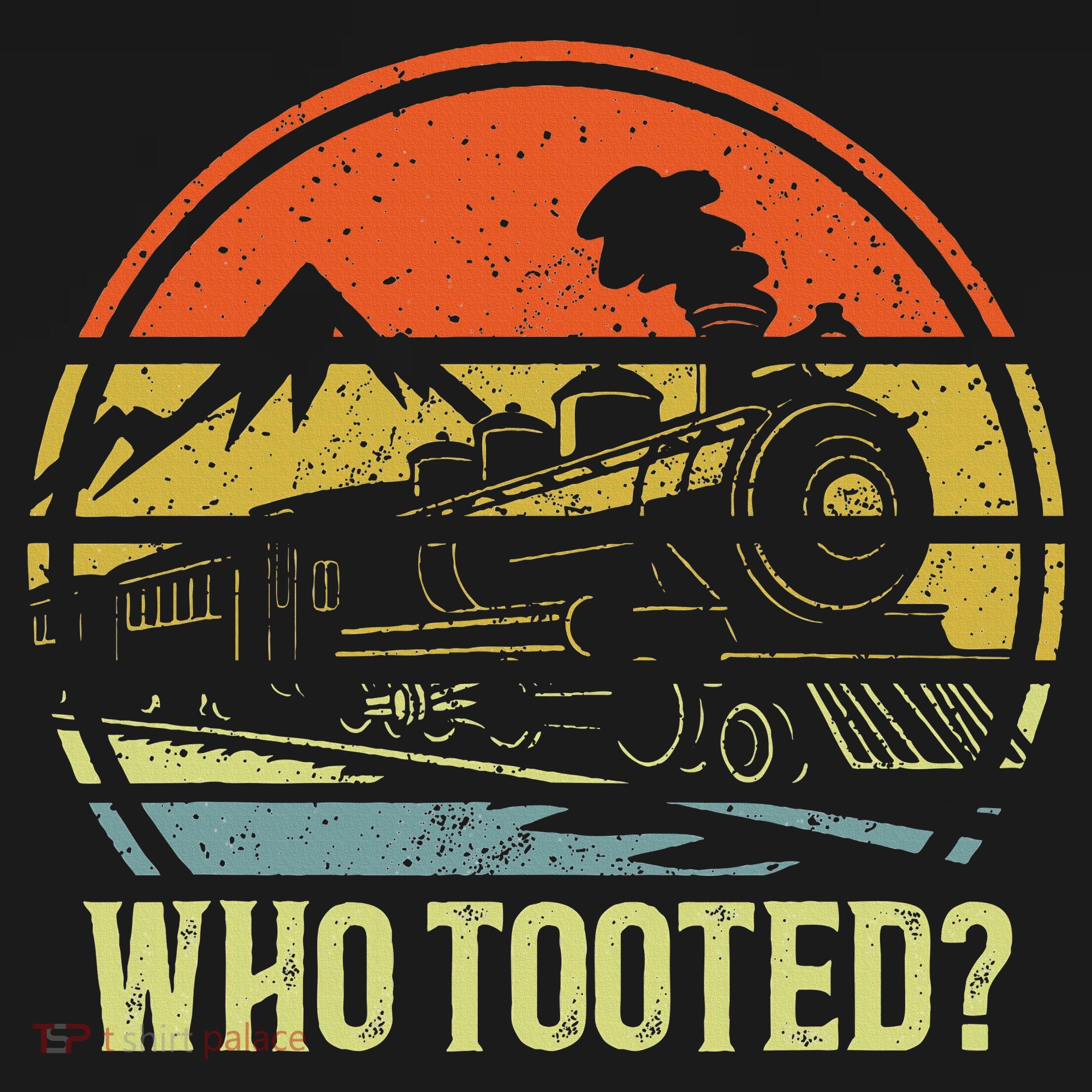 Who Tooted Railroad Trains Lover Women's Hoodie
