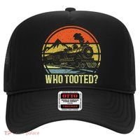 Who Tooted Railroad Trains Lover Hat thumb 0