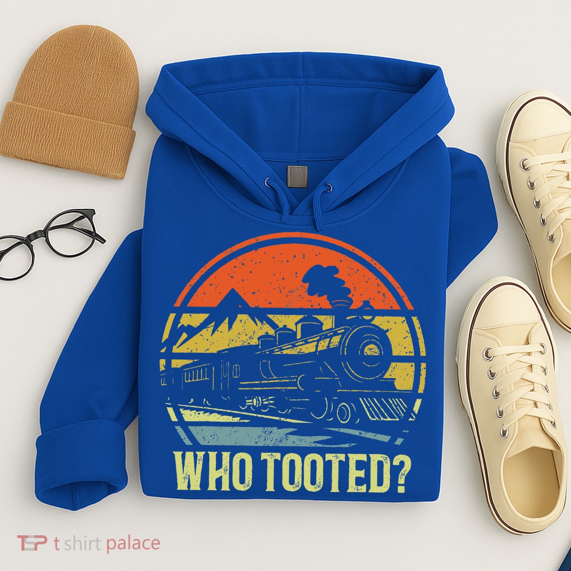 Who Tooted Railroad Trains Lover Hoodie