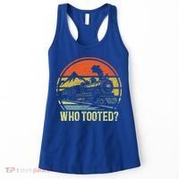 Who Tooted Railroad Trains Lover Women's Tank Top thumb 0