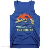 Who Tooted Railroad Trains Lover Tank Top thumb 0