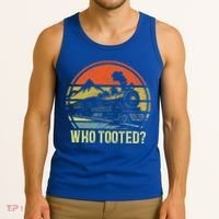 Who Tooted Railroad Trains Lover Tank Top thumb 3