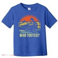 Who Tooted Railroad Trains Lover Toddler T-Shirt thumb 0