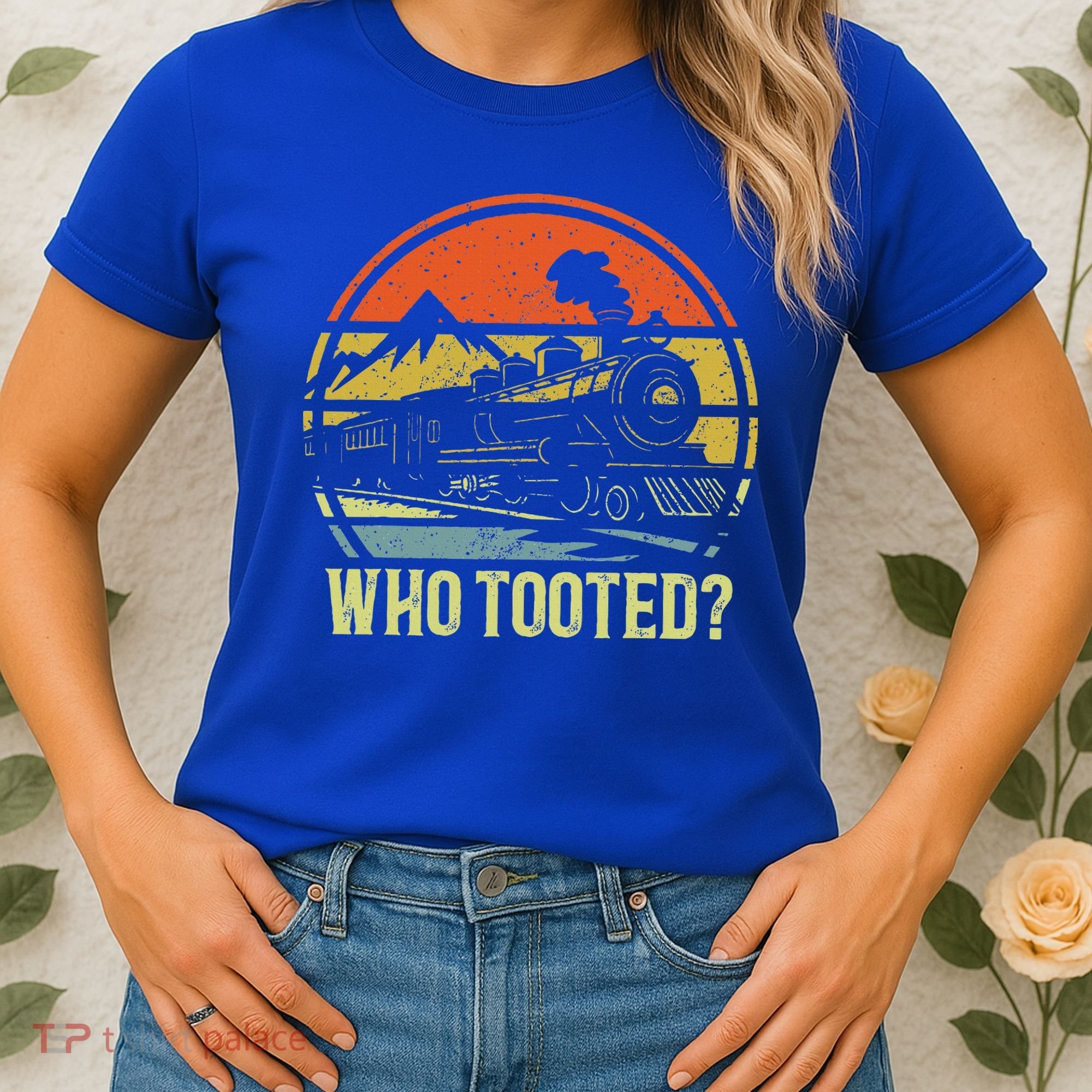 Who Tooted Railroad Trains Lover Women's T-Shirt