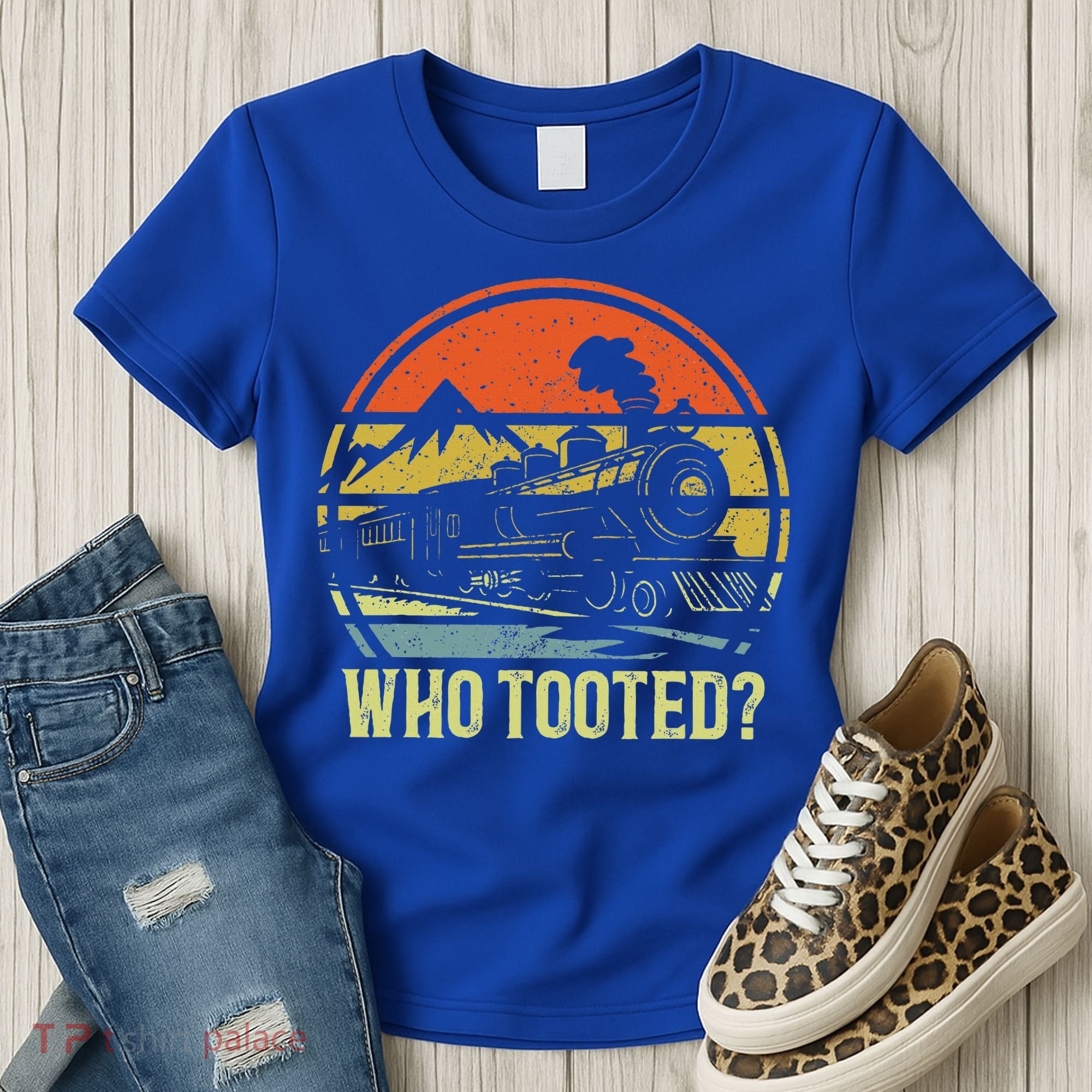 Who Tooted Railroad Trains Lover Women's T-Shirt