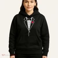 Wedding Tuxedo Red Rose Suit Hoodie thumb 5