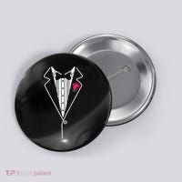 Wedding Tuxedo Red Rose Suit Button thumb 0