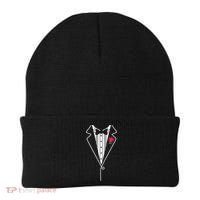 Wedding Tuxedo Red Rose Suit Beanie thumb 0