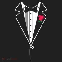 Wedding Tuxedo Red Rose Suit Hat thumb 2
