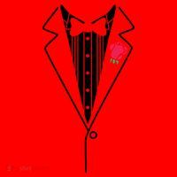 Wedding Tuxedo Red Rose Suit Santa Hat thumb 1