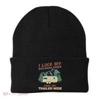 White Trash Redneck Trailer Funny White Trash Bash Beanie thumb 0