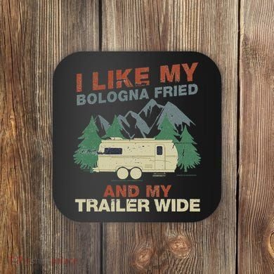 White Trash Redneck Trailer Funny White Trash Bash Coaster