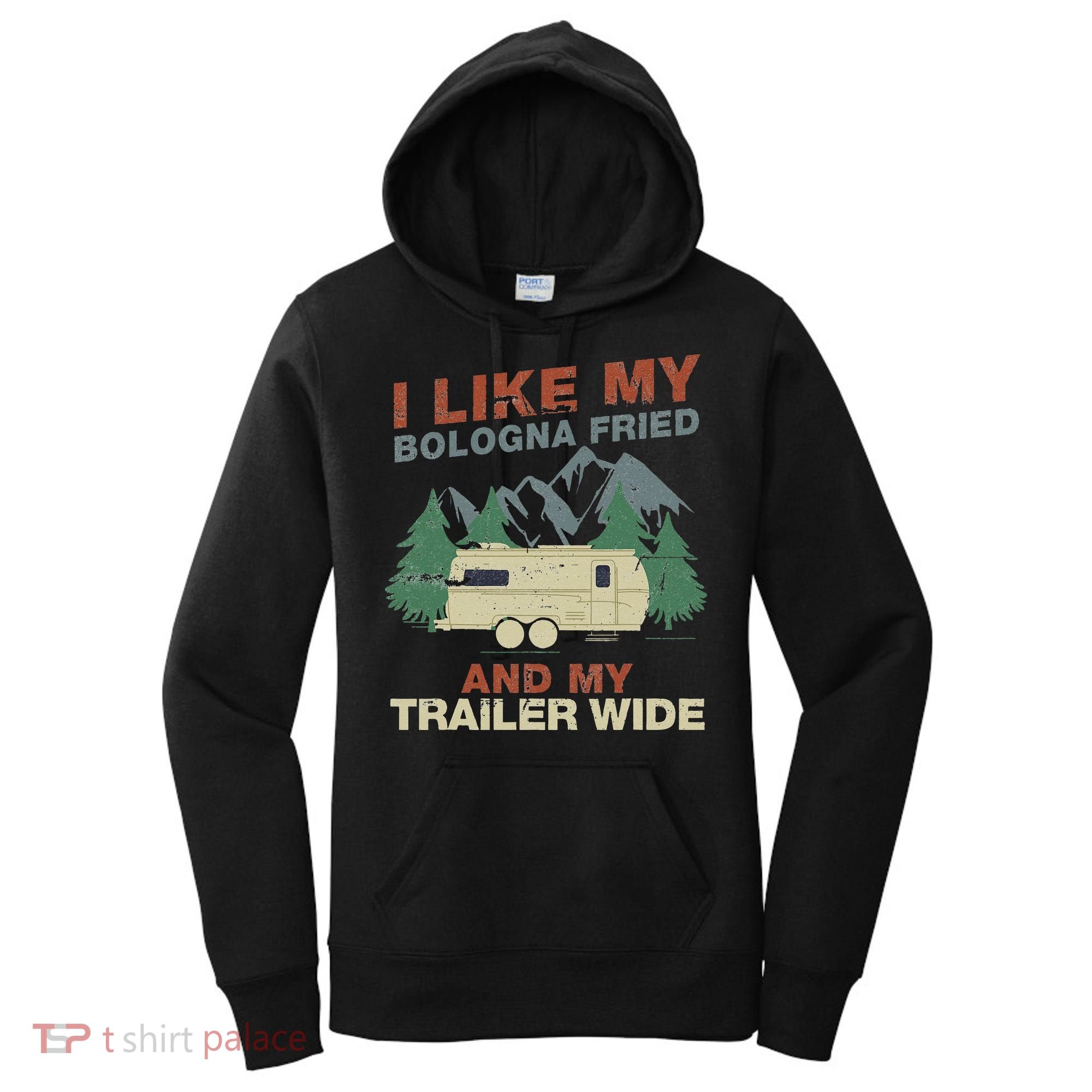 White Trash Redneck Trailer Funny White Trash Bash Women's Hoodie