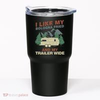 White Trash Redneck Trailer Funny White Trash Bash Tumbler thumb 0
