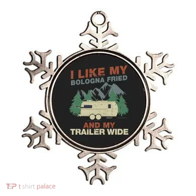 White Trash Redneck Trailer Funny White Trash Bash Ornament