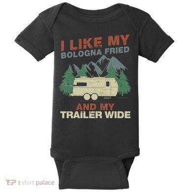 White Trash Redneck Trailer Funny White Trash Bash Baby Bodysuit