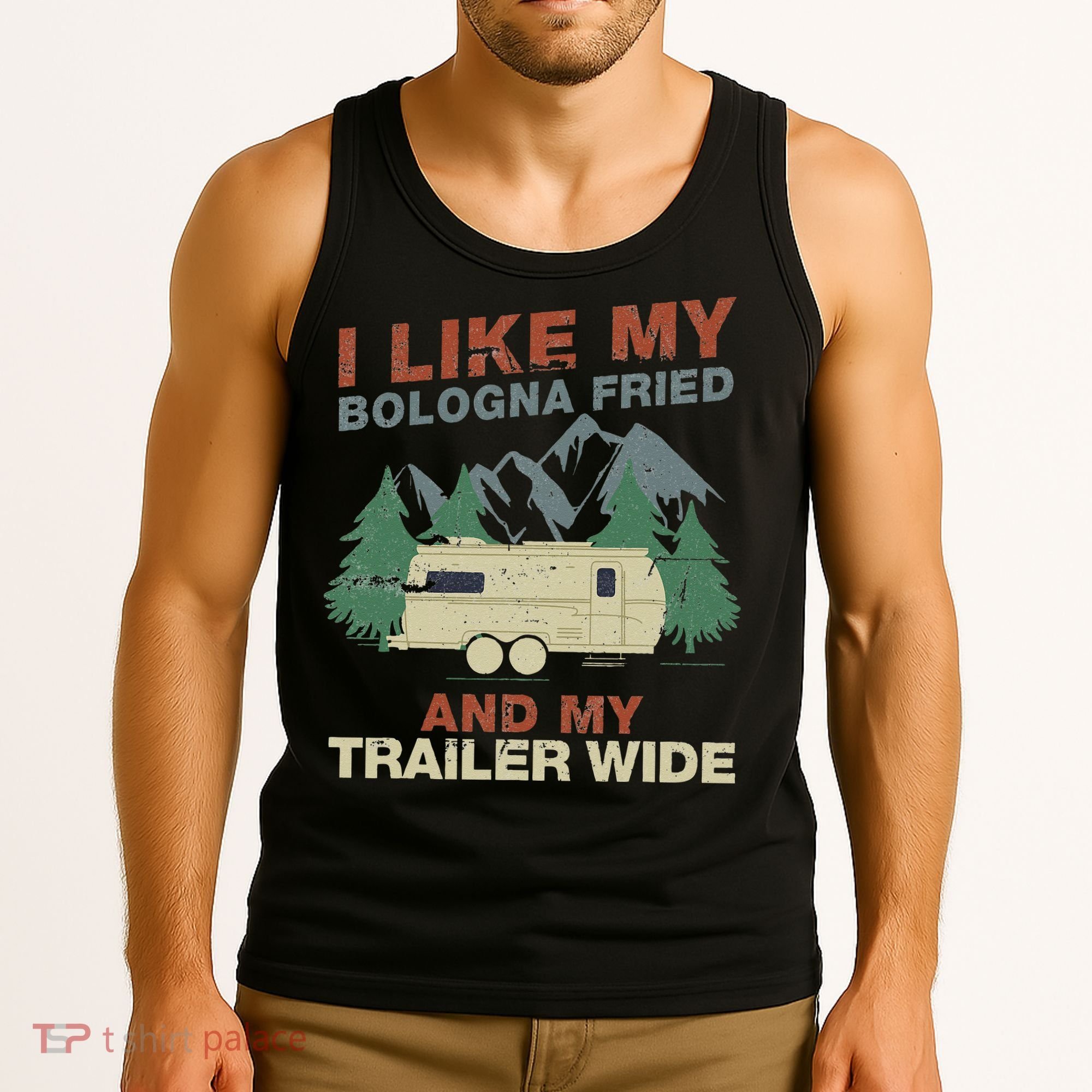 White Trash Redneck Trailer Funny White Trash Bash Tank Top