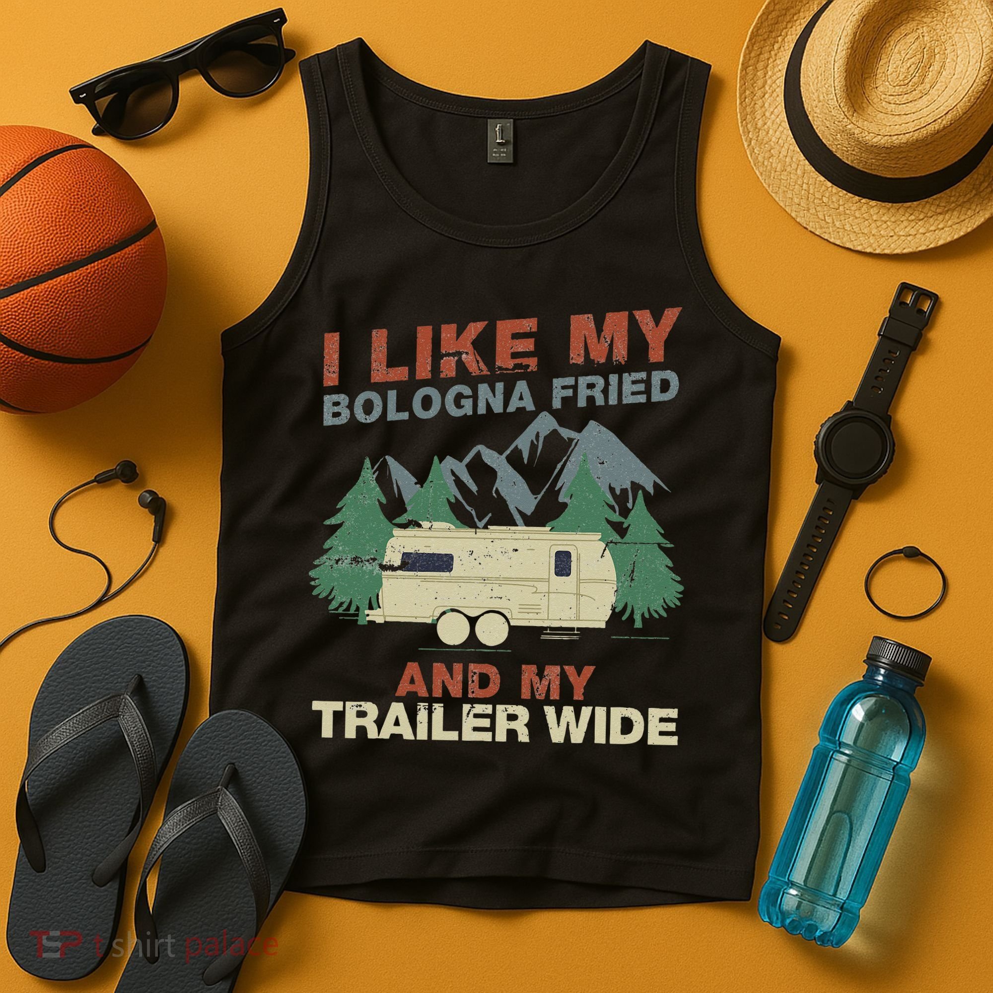 White Trash Redneck Trailer Funny White Trash Bash Tank Top