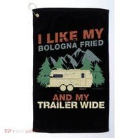 White Trash Redneck Trailer Funny White Trash Bash Golf Towel thumb 0