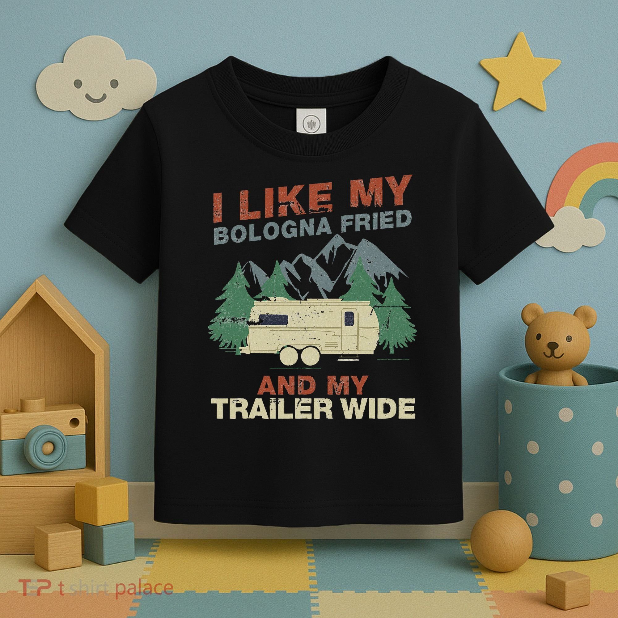 White Trash Redneck Trailer Funny White Trash Bash Toddler T-Shirt