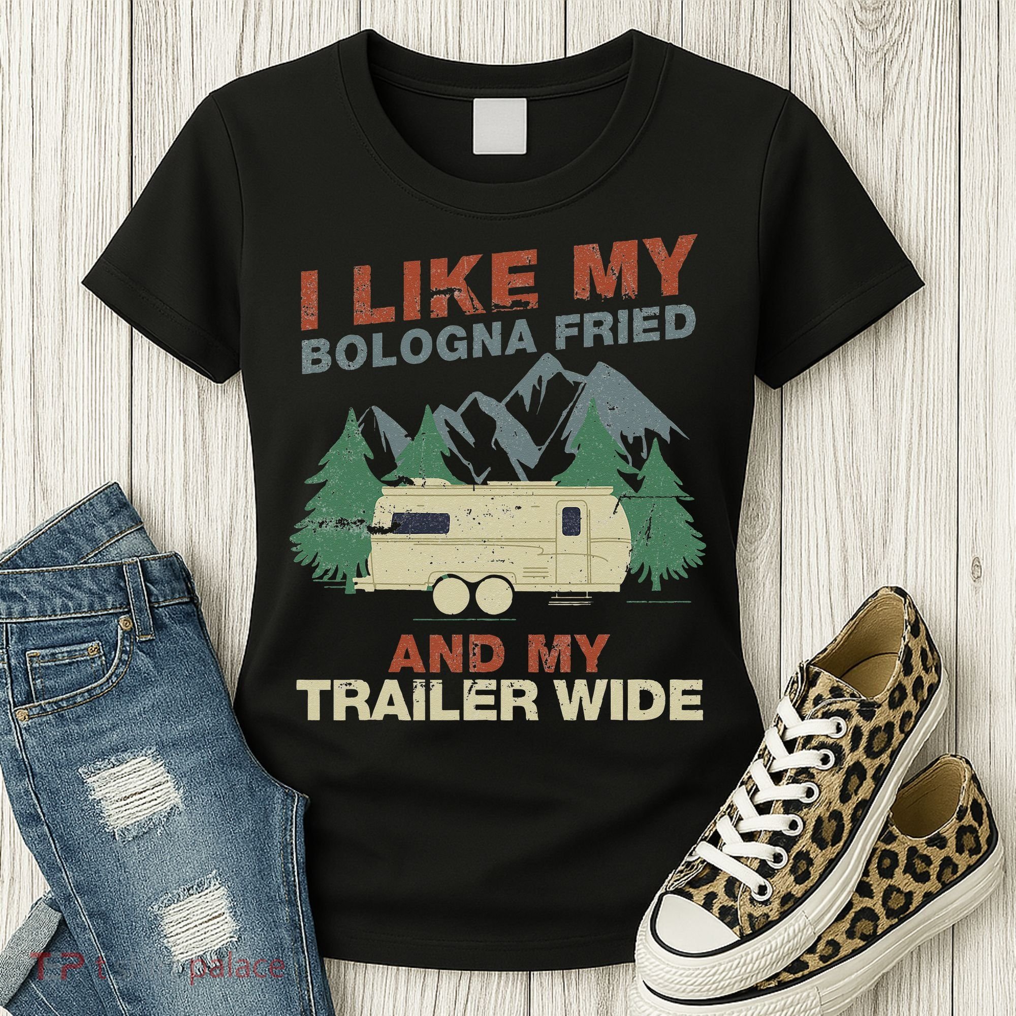 White Trash Redneck Trailer Funny White Trash Bash Women's T-Shirt