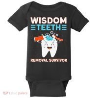 Wisdom Teeth Removal Survivor Patient Wisdom Tooth Baby Bodysuit thumb 0